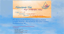 Desktop Screenshot of abenteuer-ehe.de